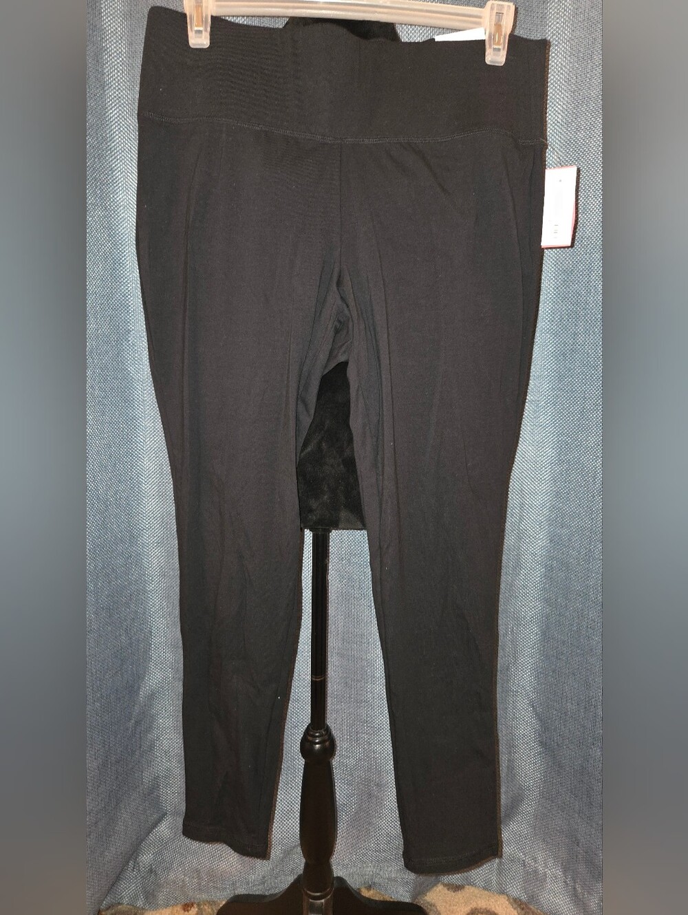 Lane Bryant Black Jogger-Style Stretch Sweatpants
